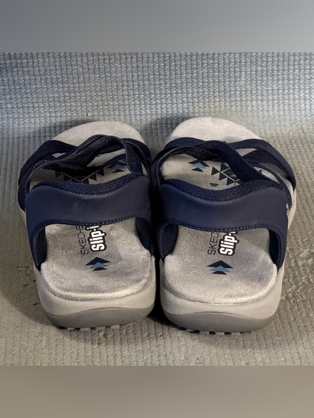 Skechers Hands Free Slip-ins Reggae Slim Stretch Flex Sandals Women's Size 7 - Picture 7 of 9